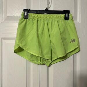 New Balance Women's Neon Green Athletic Shorts